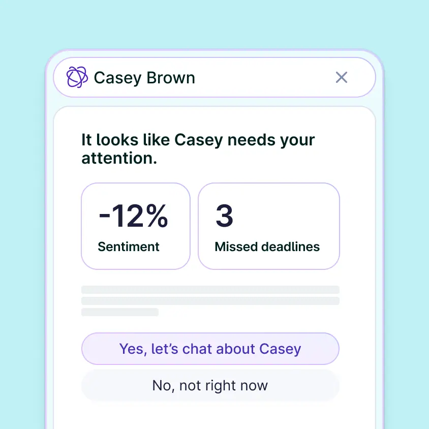 UI of AI employee sentiment