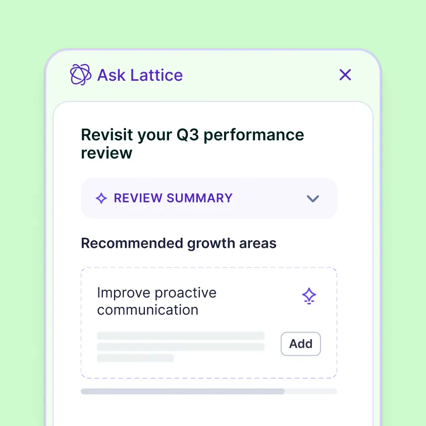 UI of AI turning feedback into action