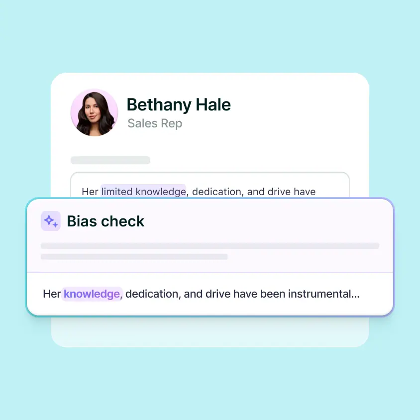 UI of AI writing assistant